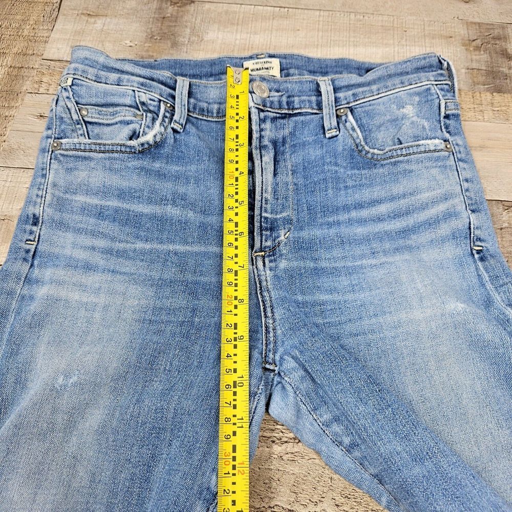 Citizens of Humanity Rocket High Rise‎ Skinny Jeans Distressed Women's Size 28 - Picture 11 of 15